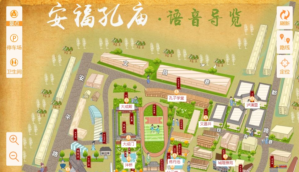 庐山手绘地图：智慧景区智能化服务的延伸